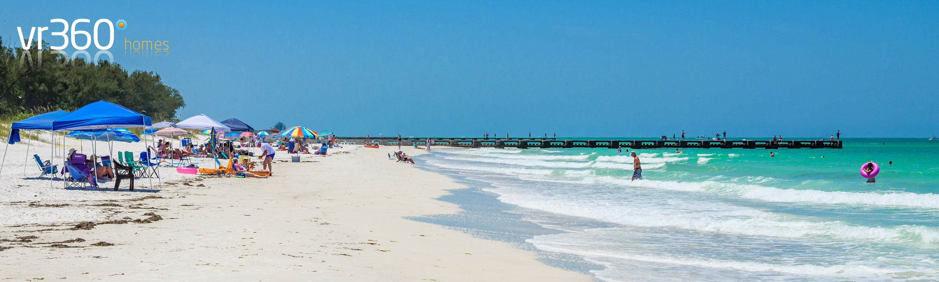 Bradenton Beach on the Florida Gulf Coast