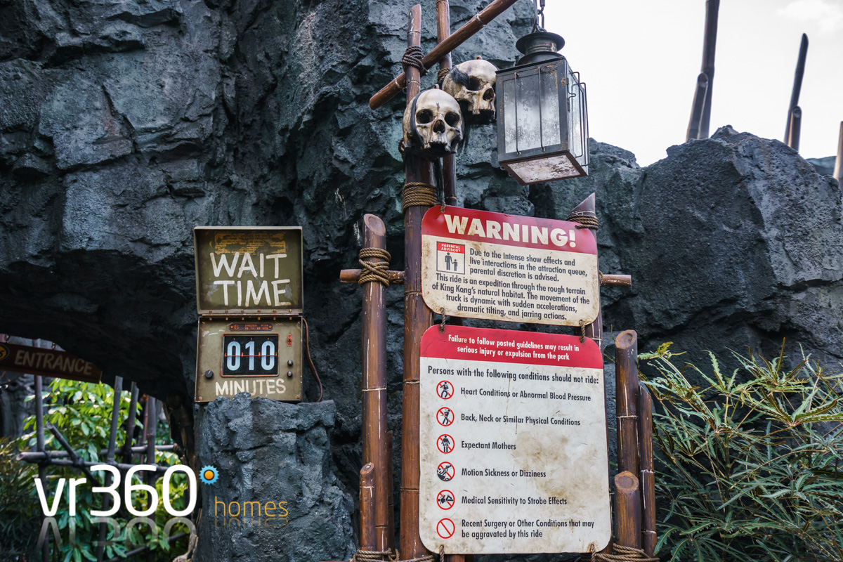 Skull Island Reign Of Kong Attraction Entrance Wow