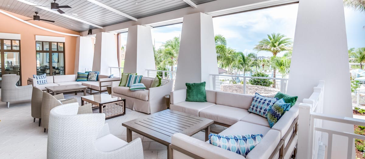 Solara Resort Clubhouse Seating Area
