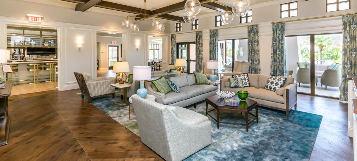Lounge Area in Solara Clubhouse