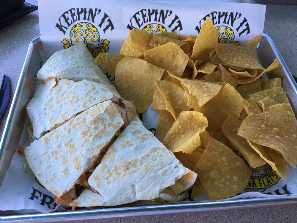 Tijuana Flats Champions Gate | Chicken Quesadilla