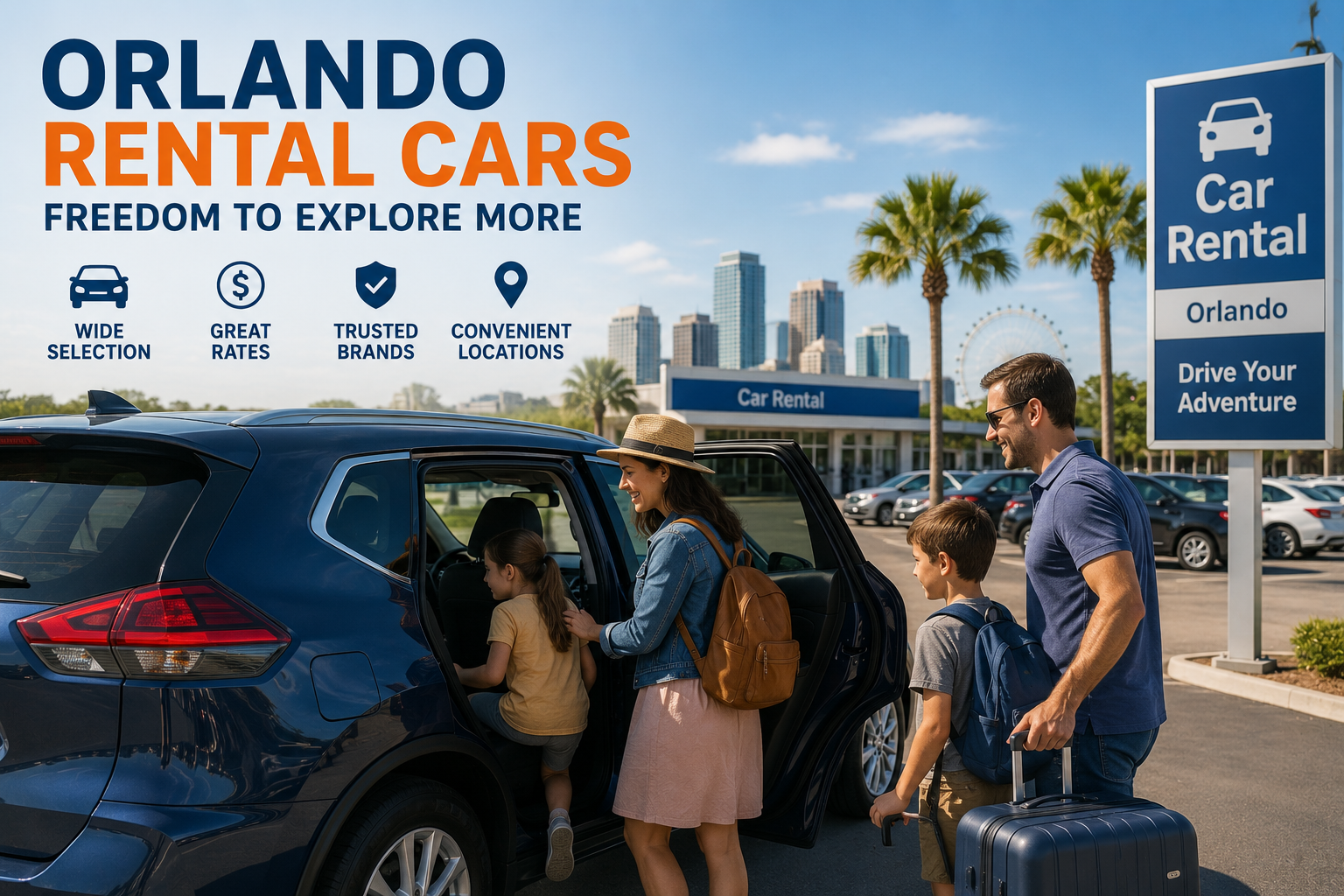 Orlando Car Rentals at the airports