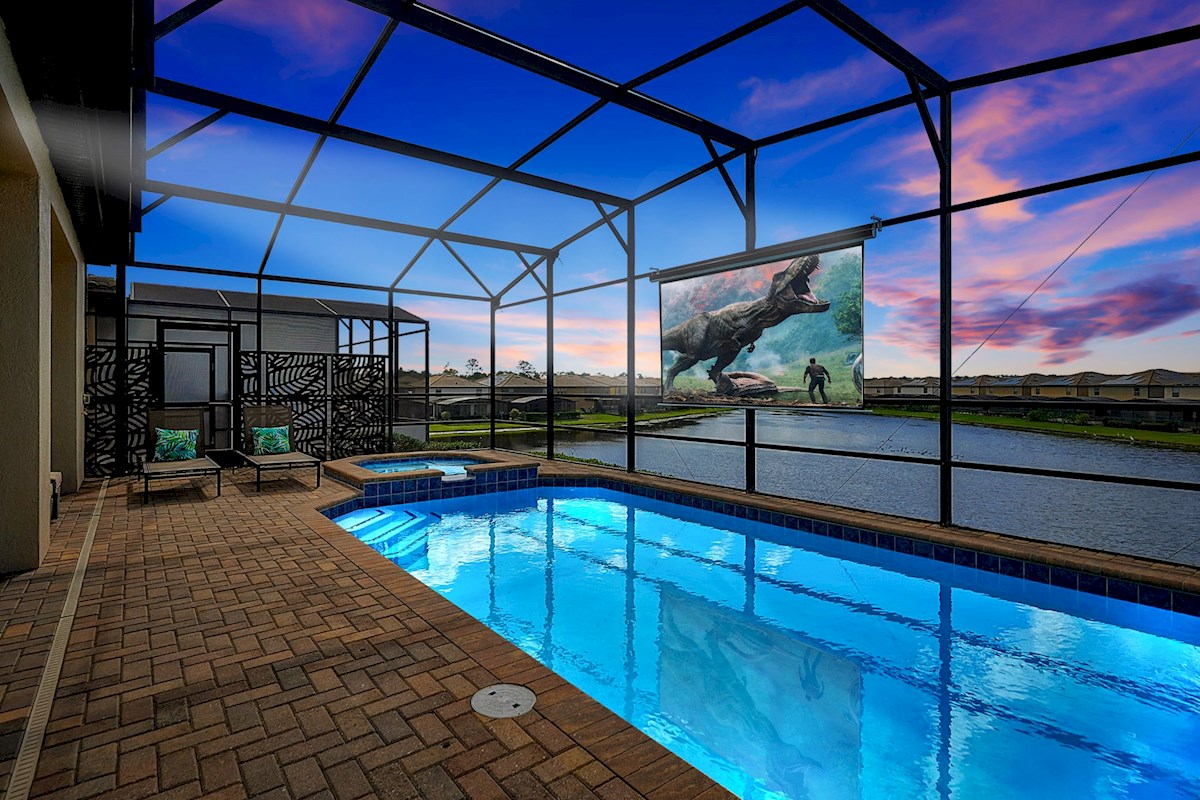 120" Poolside Theater 