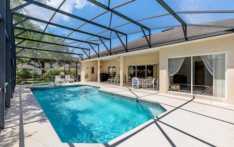 Luxury 4-Bed Villa • Private Pool & Spa • Game Room • Near Disney