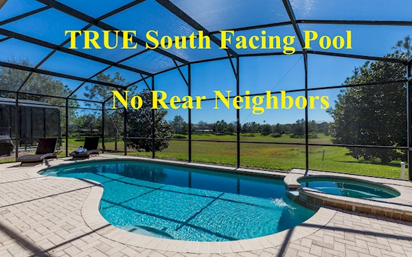 TRUE South Facing Pool