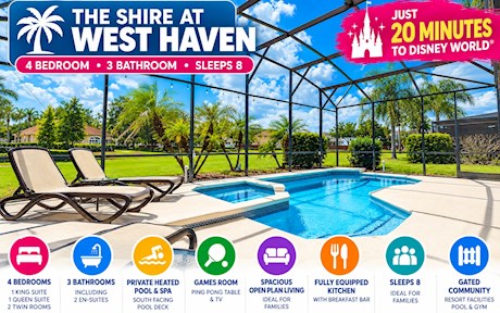 The Shire at Westhaven | 4 Bed 3 Bath Villa | SOUTH FACING