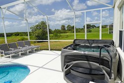Hot Tub and Sun Loungers