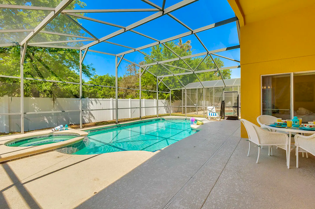 Pool Area with spa!