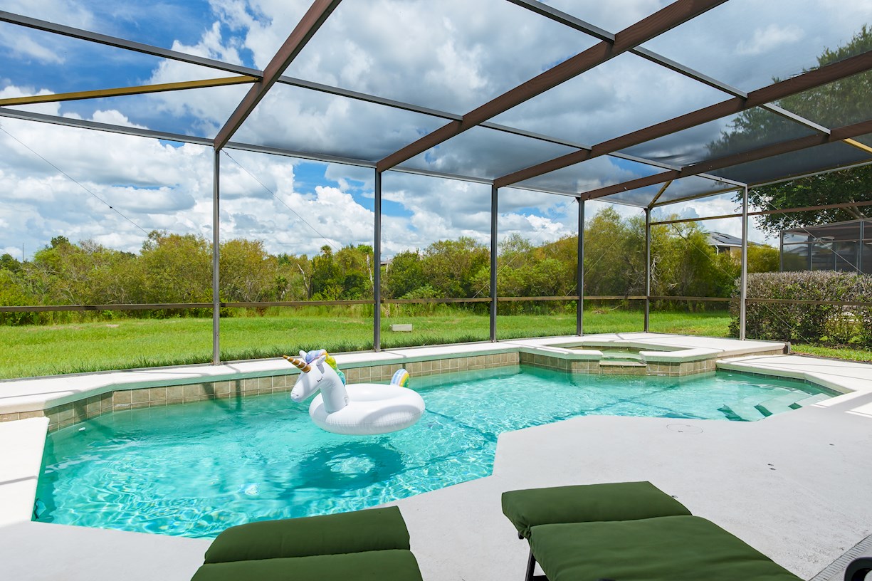 Pool and Spa with Open View