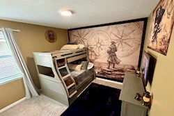 ARRG...Watch out for pirates! Your kids will love this themed room 