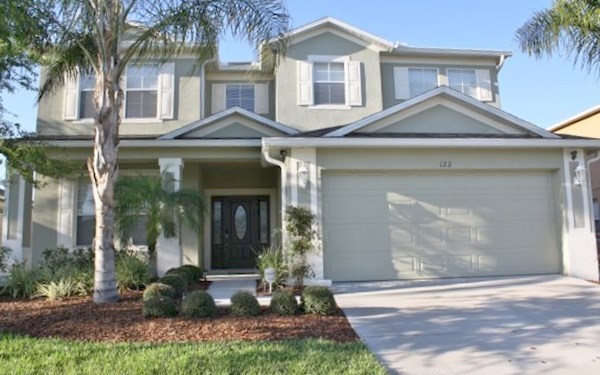 Front of Villa