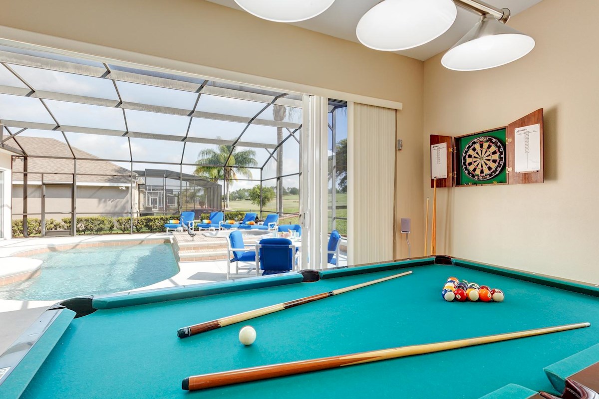 Pool Table with Pool Access