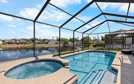 South Facing Pool with Lake View