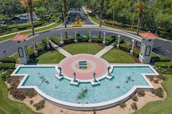 Emerald Island Resort Entrance Fountain