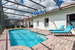 Pool Area with Sun Loungers