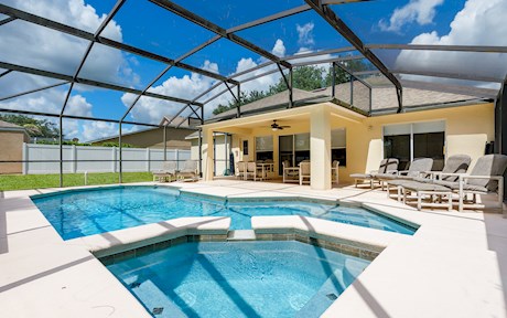 South Facing Pool and Spa