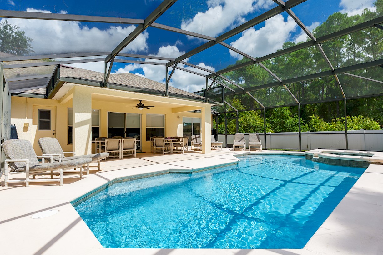 South Facing Pool and Spa