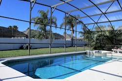 Oversized West Facing heated pool