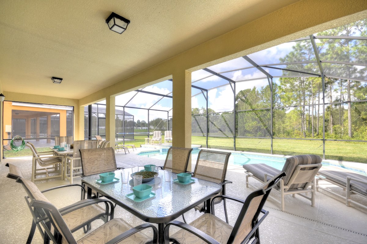Pool Area with Undercover Lanai