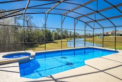 Pool with Lake View