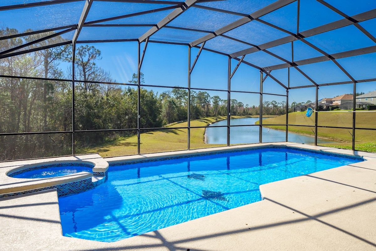 Pool with Lake View