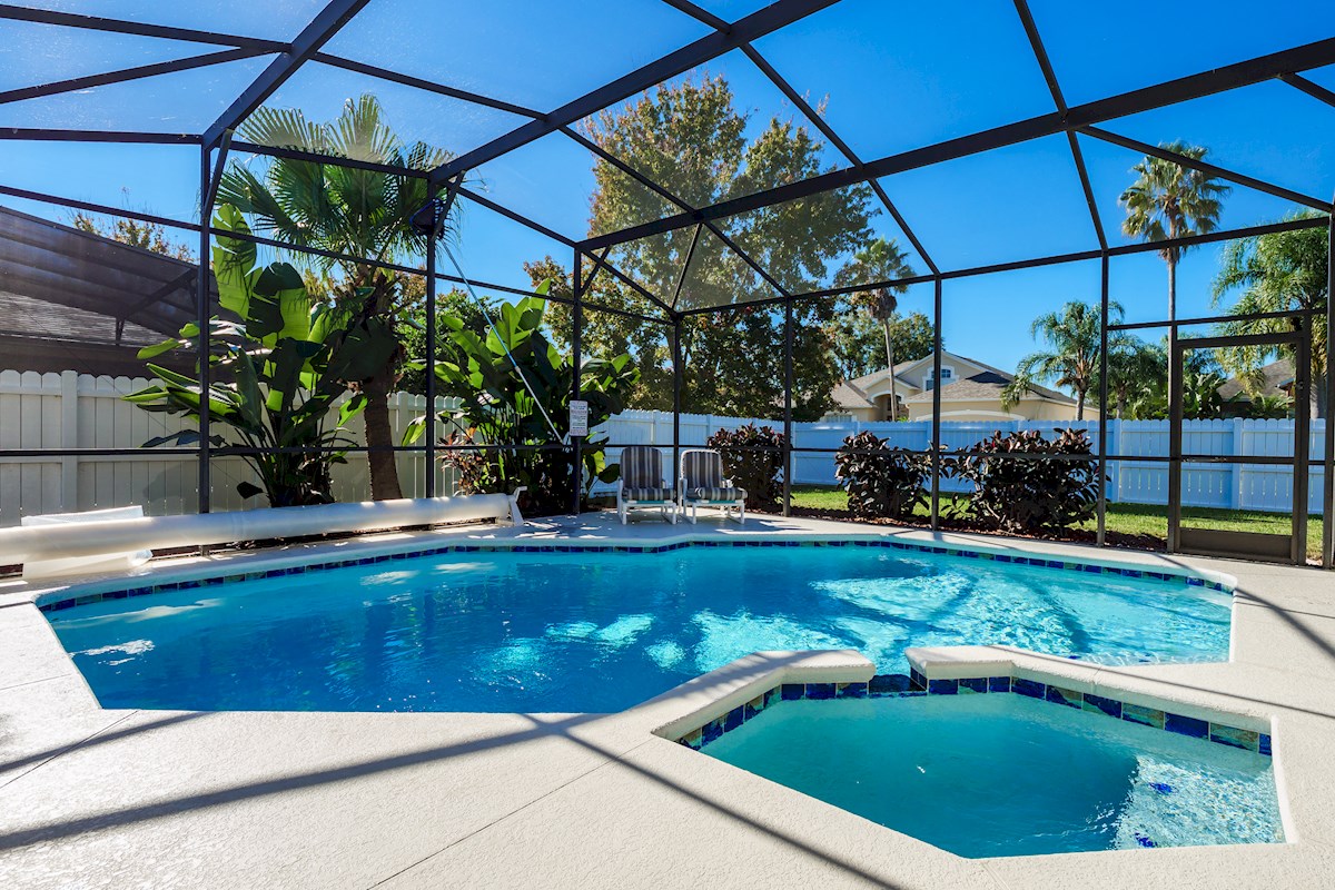 South Facing Pool and Spa