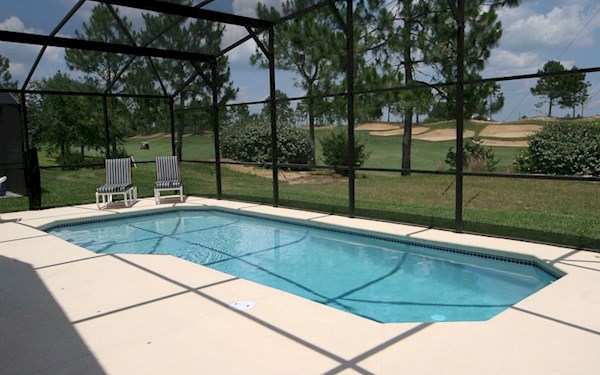 Southern Dunes Villa Pool with Golf Course View