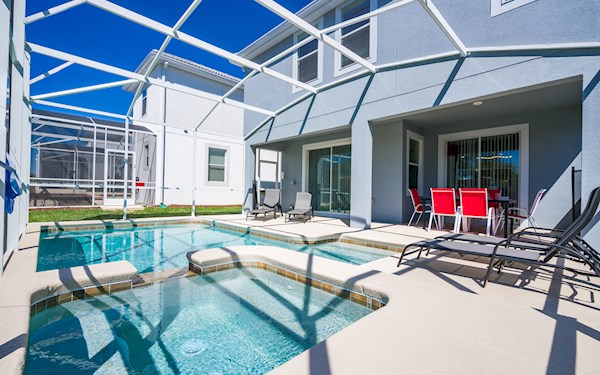 Champions Gate Villa Pool Area