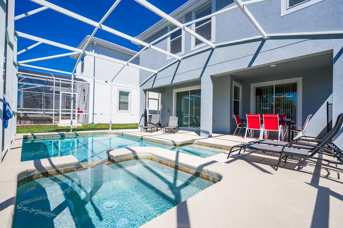 Champions Gate Villa Pool Area