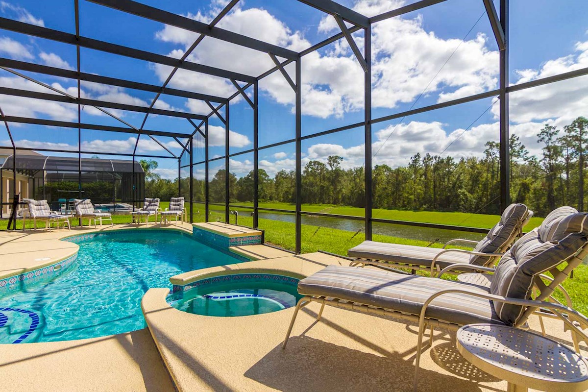 Extended South Facing Pool