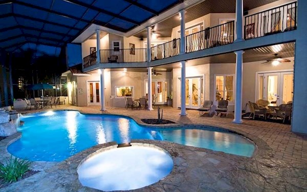 Pool At Night