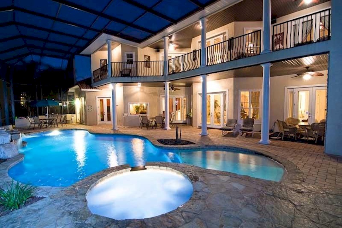 Pool At Night