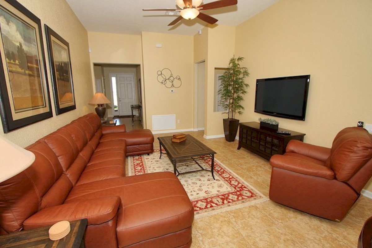 Family Room with 52" TV