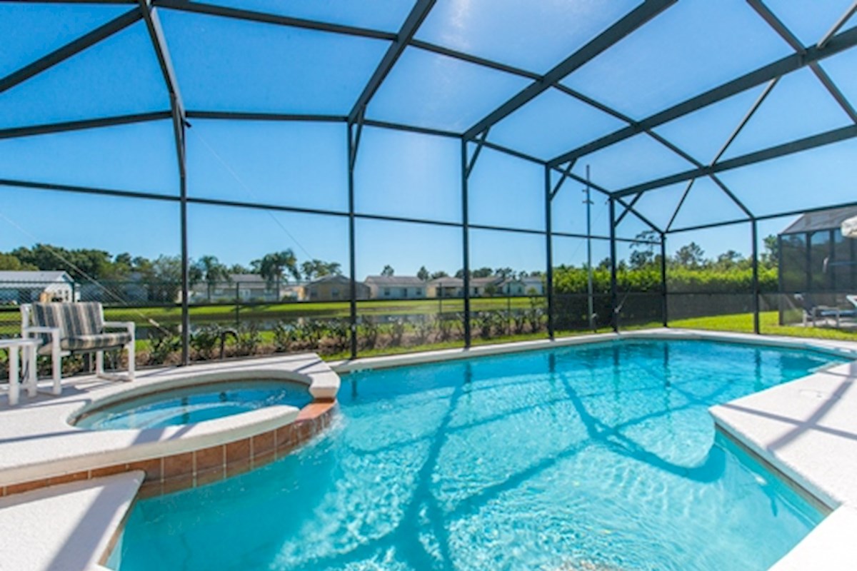 Terra Verde Villa Pool with Lake View