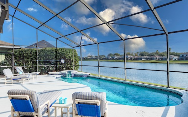 Pool with Lake View
