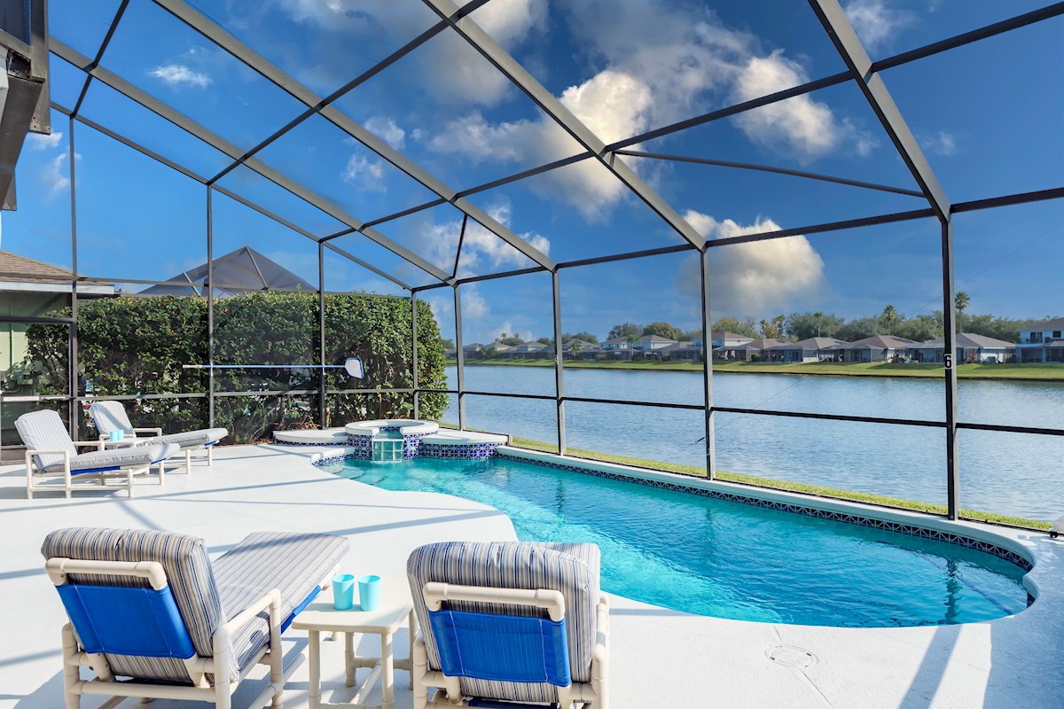 Pool with Lake View