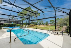 Large Pool Deck with Golf Course View