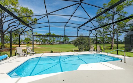 Pool with Golf Course View