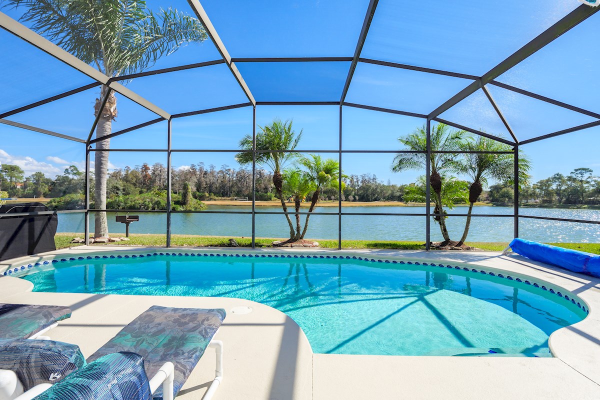 Pool Area with Lake View
