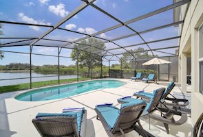 Stunning 6-bedroom, south-facing, pool home overlooking lagoon