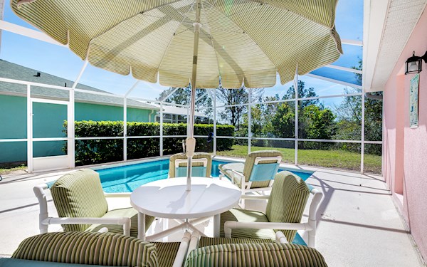 South Facing Pool Area