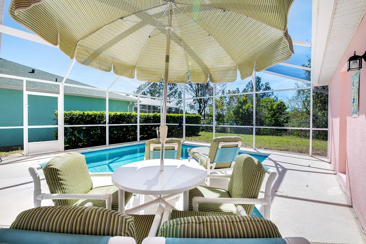 South Facing Pool Area