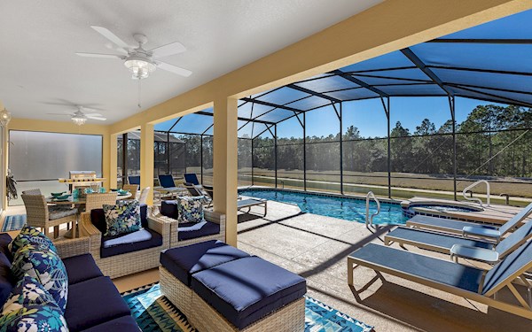 Fabulous pool area with views