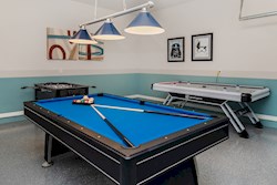 Games Room in Garage