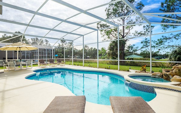 South West Facing Pool