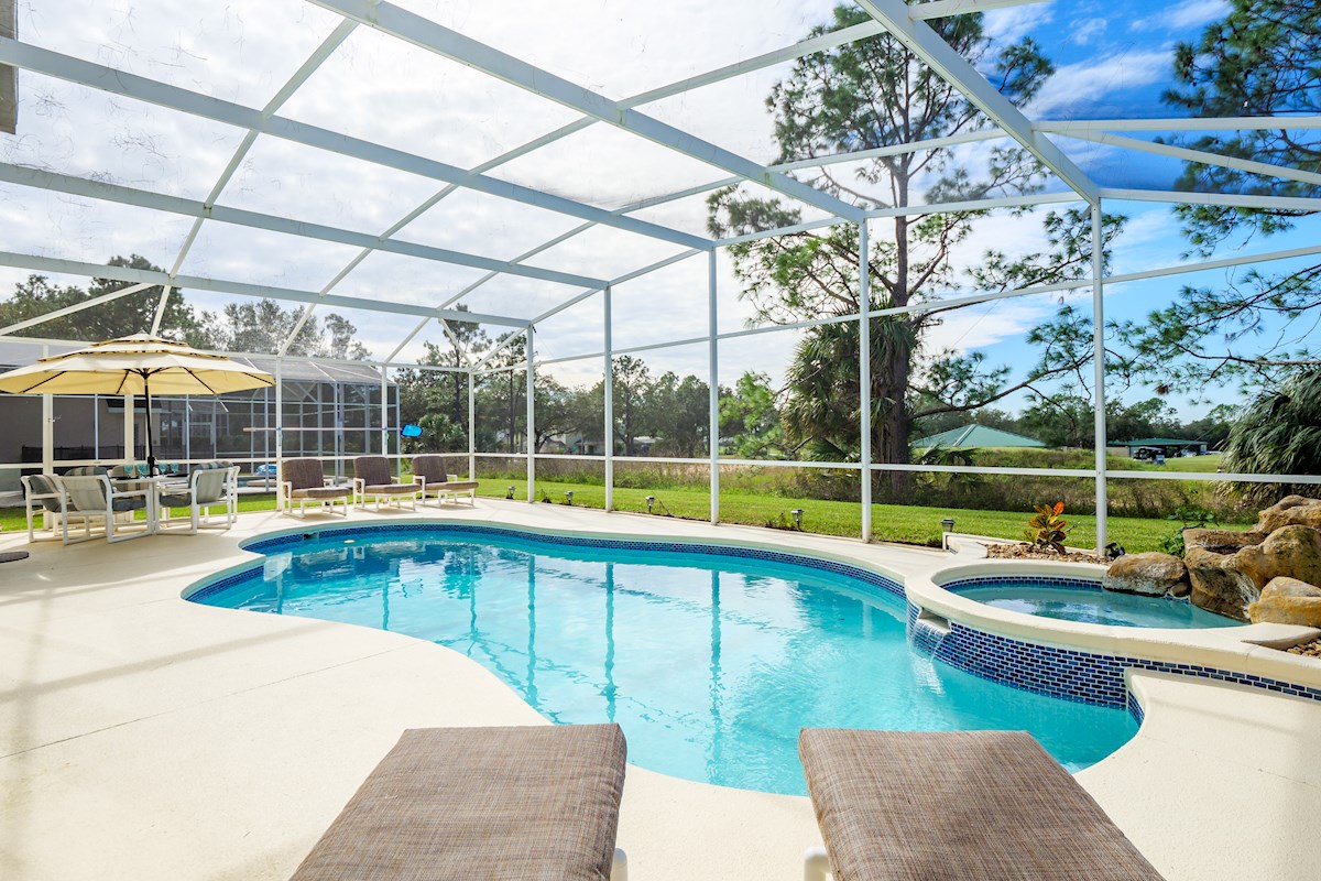 South West Facing Pool
