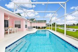 South West Facing Pool Area