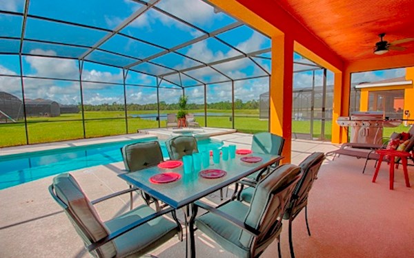 Watersong Villa Pool Area