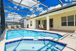 West Facing Pool and Spa