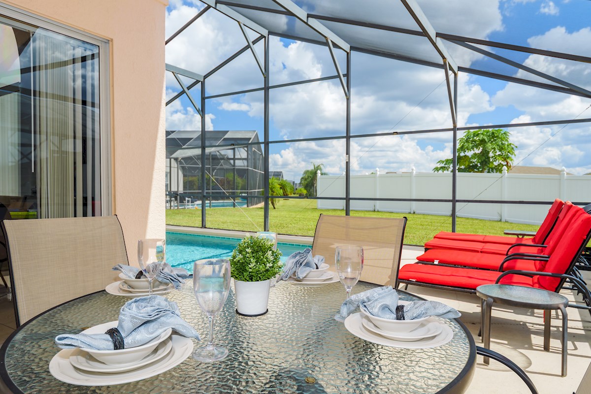 Outside dining